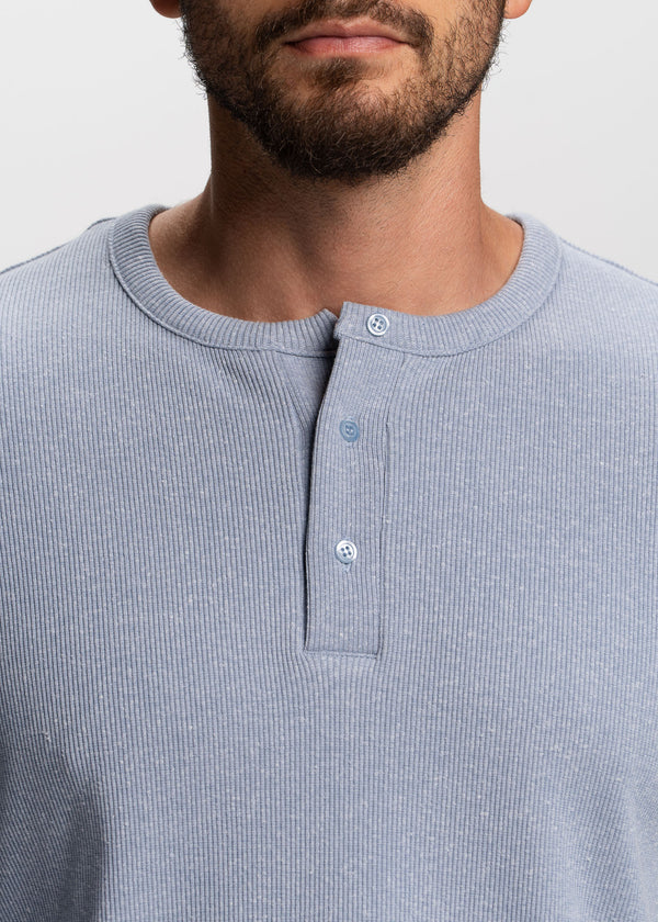 light blue henley