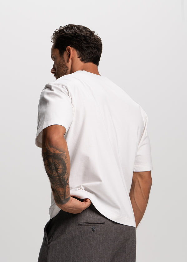 white heavyweight relaxed t-shirt
